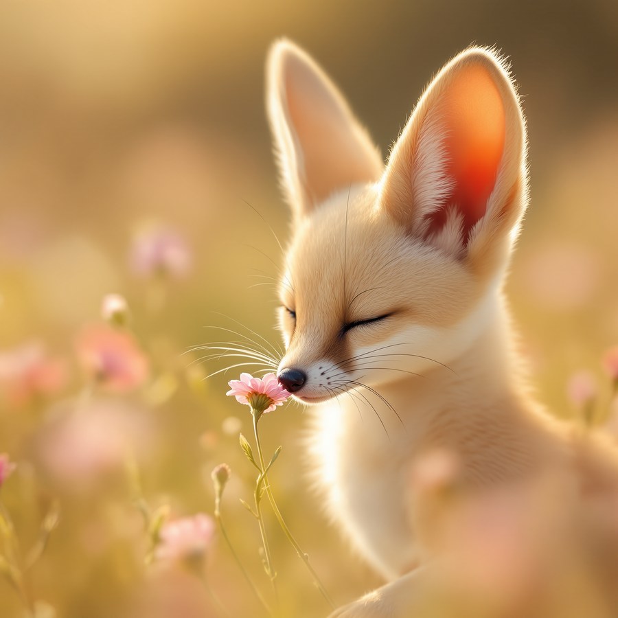 Yory with flowers