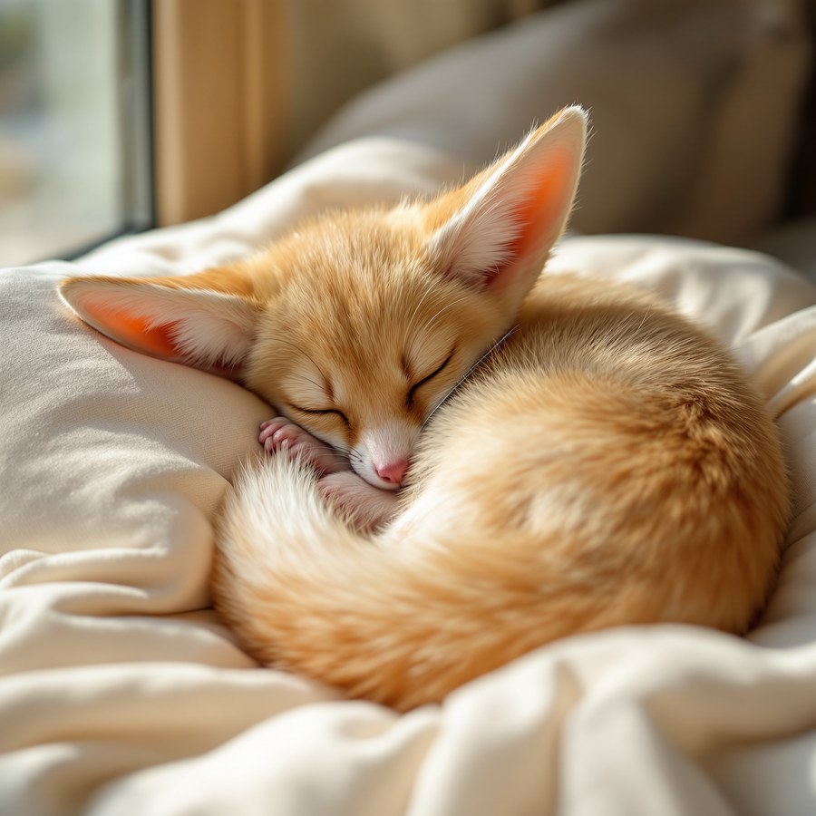 Yory napping